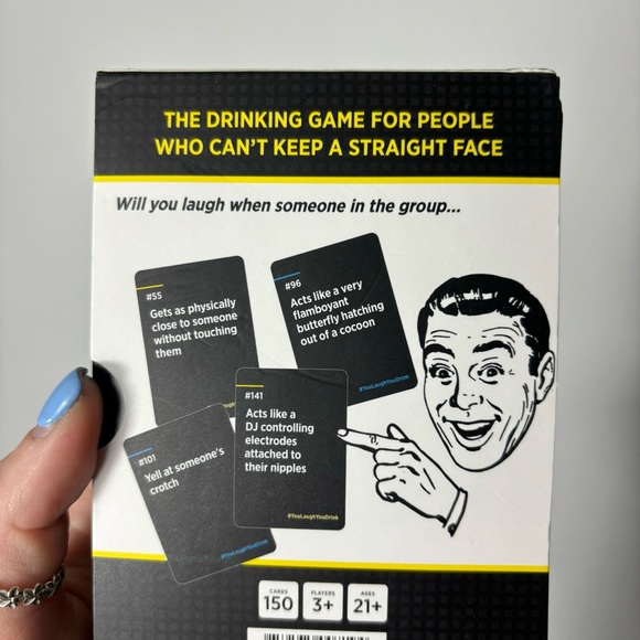 You Laugh You Drink The Drinking Game for People Who Can't Keep a Straight Face - Picture 5 of 6